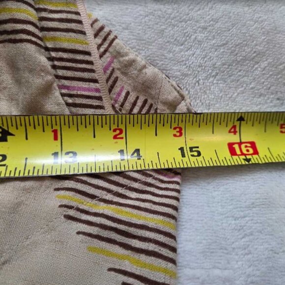 New XXS Anthropologie X Celandine linen halter button-front maxi dress - Picture 8 of 10